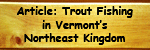 Click here to read about trout fishing in Vermont's Northeast Kingdom Click here to read about trout fishing in Vermont's Northeast Kingdom